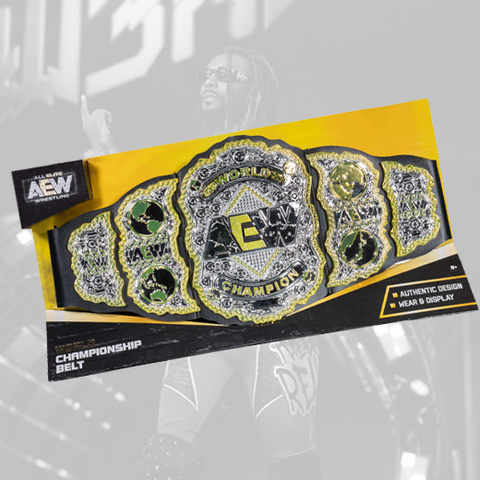 *Signed* Swerve Strickland Toy AEW Title Belt