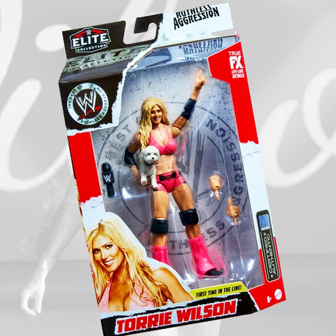 *Signed* Torrie Wilson Ruthless Aggression Elite Figure w/ Case (JSA)