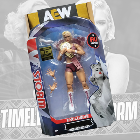 *Signed* Toni Storm 1/2000 Austrian Action Figure w/ Case (JSA)