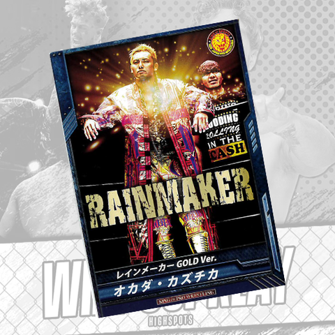 *Signed* Kazuchika Okada Bushiroad #2039C Trading Card w/ Case
