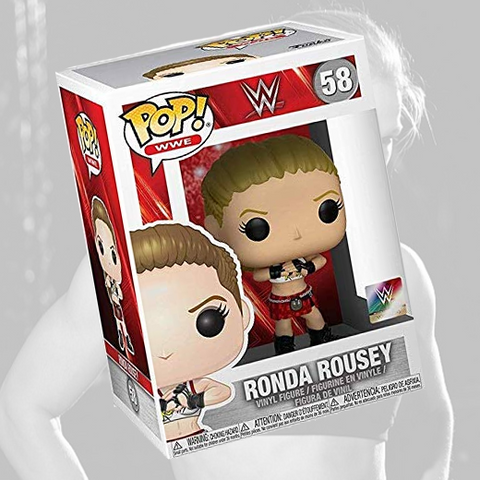 *Signed* Ronda Rousey Fed Funko #58 w/ Protector (JSA)
