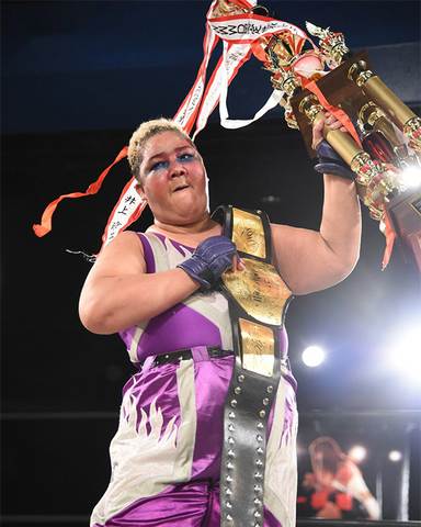 *Signed* Aja Kong Trophy 8x10 Promo