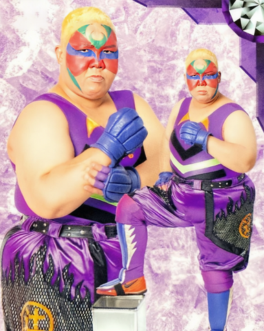 *Signed* Aja Kong Knee Up 8x10 Promo