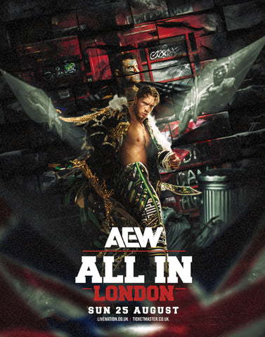 *Signed* Will Ospreay All In Single 11x17 Poster (JSA)