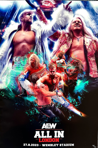 *Signed* Will Ospreay All In 11x17 Poster (JSA)