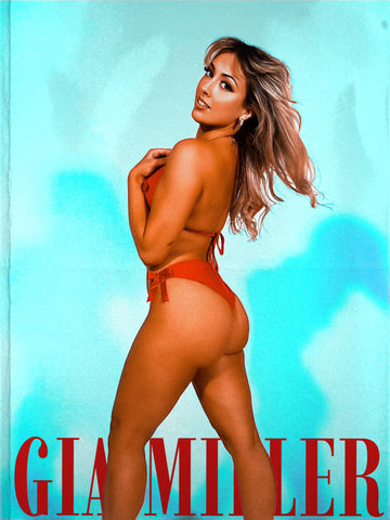 *Signed* Gia Miller Cover Shot Metallic 8x10 Promo or 11x14 Poster