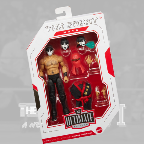 *Signed* Great Muta Chase Ultimate Figure w/ Case (JSA)