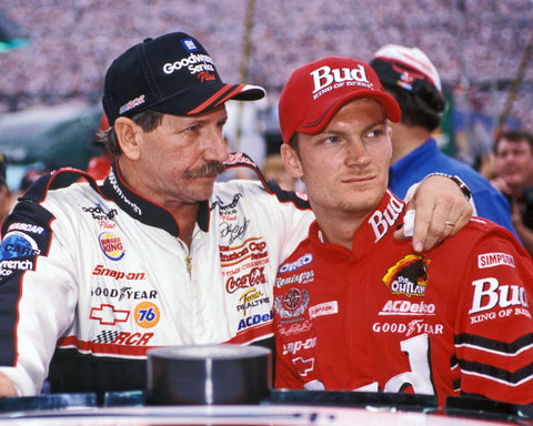 *Signed* Dale Earnhardt Jr. w/ Sr. 8x10 Promo or 11x14 Poster