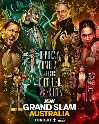 *Signed* Will Ospreay Grand Slam 11x17 Poster (JSA)