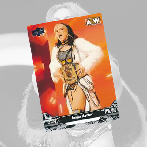 *Signed* Jamie Hayter Card 3 Trading Card w/ Case