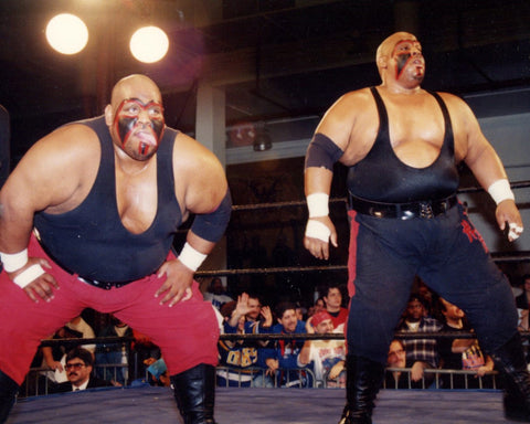 *Dual Signed* Head Hunters In RIng Pose 8x10 Promo or 11x14 Poster (JSA)