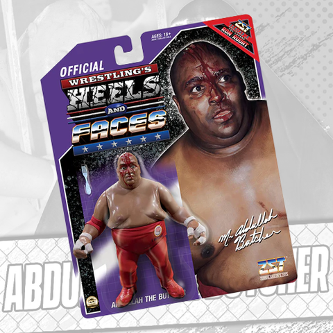 *Signed* Abdullah the Butcher Heels and Faces Figure (JSA)