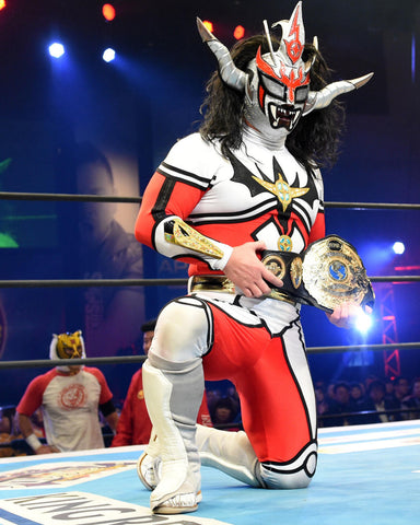 *Signed* Jushin Liger Kneeling 8x10 Promo or 11x14 Poster (JSA)