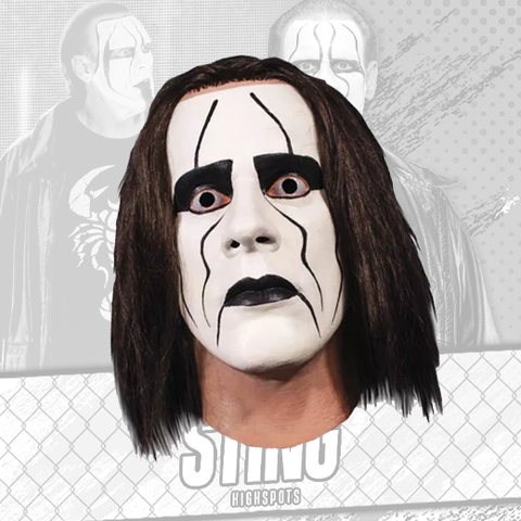 *Signed* Sting Full Head Halloween Mask (JSA)