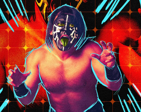 *Signed* Great Muta Neon 8x10 Promo or 11x14 Poster (JSA)