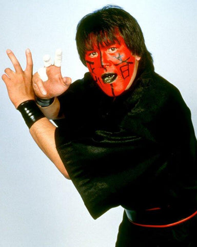 *Signed* Great Muta Red Face Paint 8x10 Promo or 11x14 Poster (JSA)