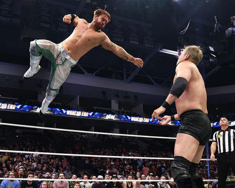 *Dual Signed* Kazuchika Okada | Will Ospreay Superman Punch 8x10 Promo or 11x14 Poster (JSA)