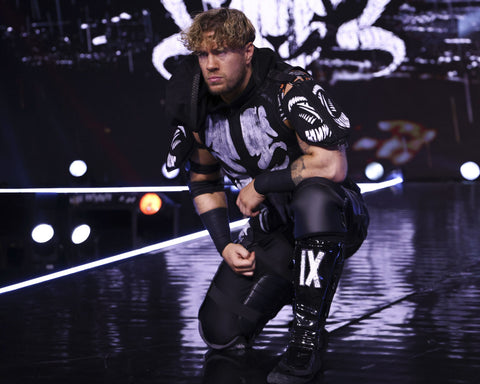 *Signed* Will Ospreay Kneeing Entrance 8x10 Promo or 11x14 Poster (JSA)