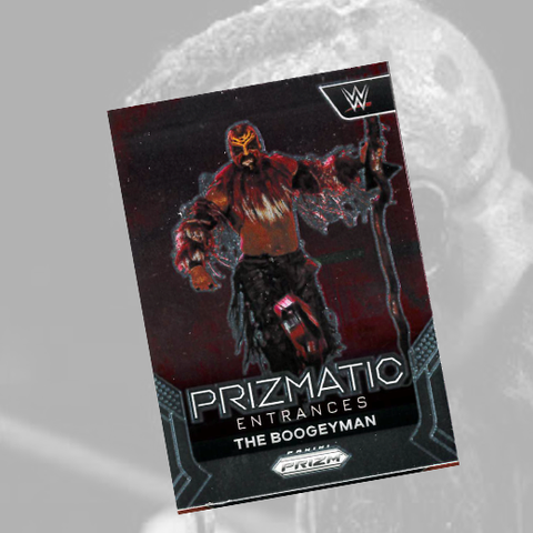 *Signed* The Boogeyman Panini Prizim Trading Card w/ Case