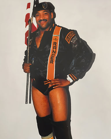 *Signed* Ranger Ross Pose 8x10 Promo or 11x14 Poster (JSA)