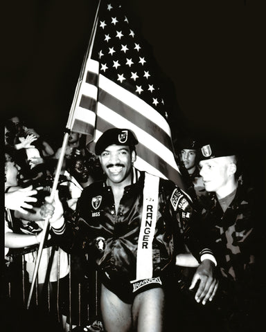 *Signed* Ranger Ross Flag 8x10 Promo or 11x14 Poster (JSA)