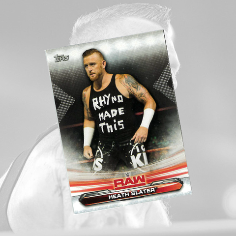 *Signed* Heath Slater Raw Trading Card w/ Case