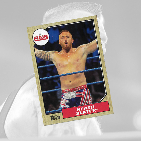 *Signed* Heath Slater Retro Trading Card w/ Case