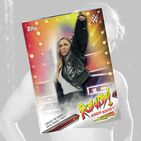 *Signed* Ronda Rousey ROWDY #2 Trading Card w/ Hardcase