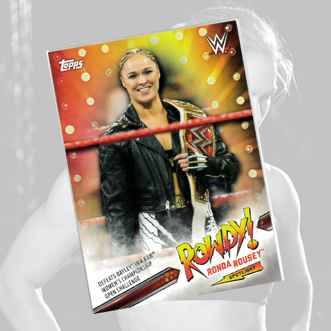 *Signed* Ronda Rousey ROWDY #37 Trading Card w/ Hardcase