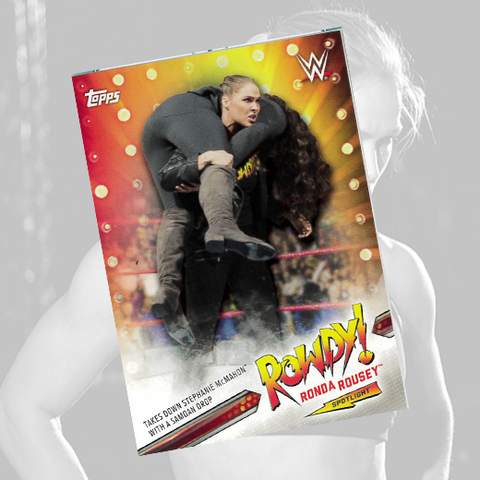 *Signed* Ronda Rousey ROWDY #5 Trading Card w/ Hardcase