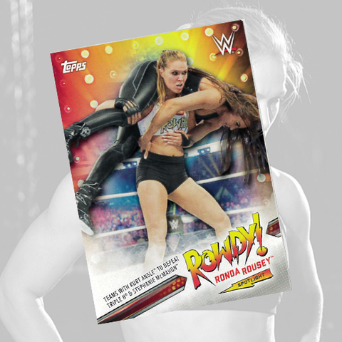 *Signed* Ronda Rousey ROWDY #7 Trading Card w/ Hardcase
