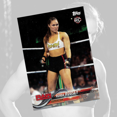 *Signed* Ronda Rousey RC #101 Trading Card w/ Hardcase