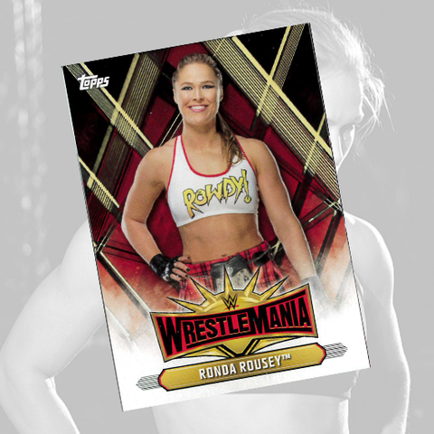 *Signed* Ronda Rousey WM #8 Trading Card w/ Hardcase