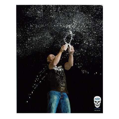 *Signed* Stone Cold Steve Austin Color Beer Smash WWE Original 8 x 10 Promo