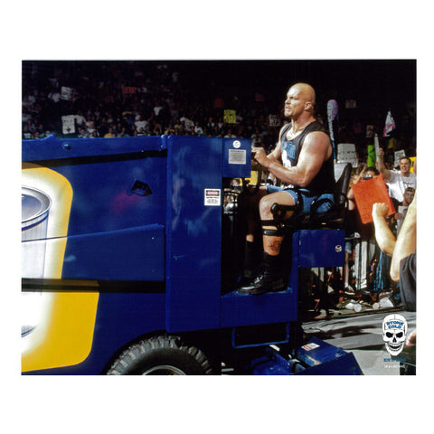 *Signed* Stone Cold Steve Austin Zamboni Ride WWE Original 8 x 10 Promo