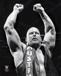*Signed* Stone Cold Steve Austin B&W Arms Up WWE Original 16 x 20 Poster
