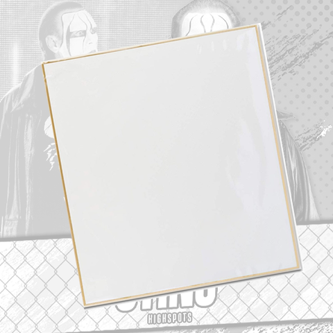*Signed* Sting Shikishi Board (JSA)