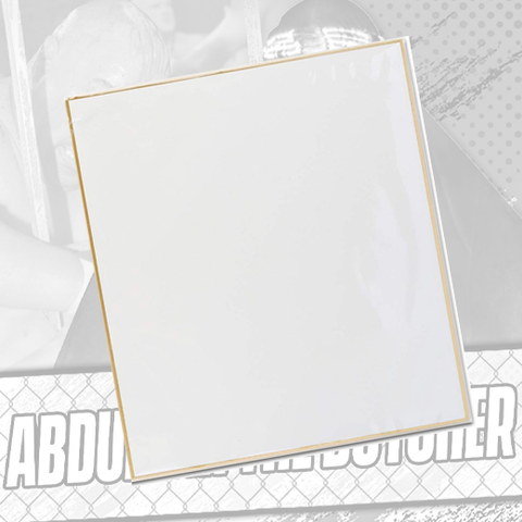 *Signed* Abdullah the Butcher Shikishi Board (JSA)