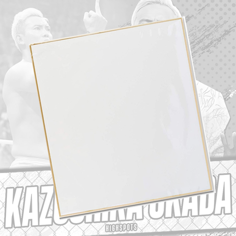 *Signed* Kazuchika Okada Shikishi Board (JSA)