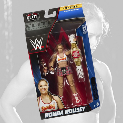 *Signed* Ronda Rousey Top Picks Action Figure w/ Protector (JSA)
