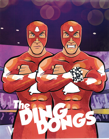 *Dual Signed* Ding Dongs Vinay 8x10 Promo or 11x14 Poster (JSA)