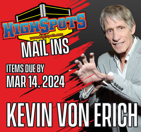 March 16th - Kevin Von Erich Mail Ins JSA